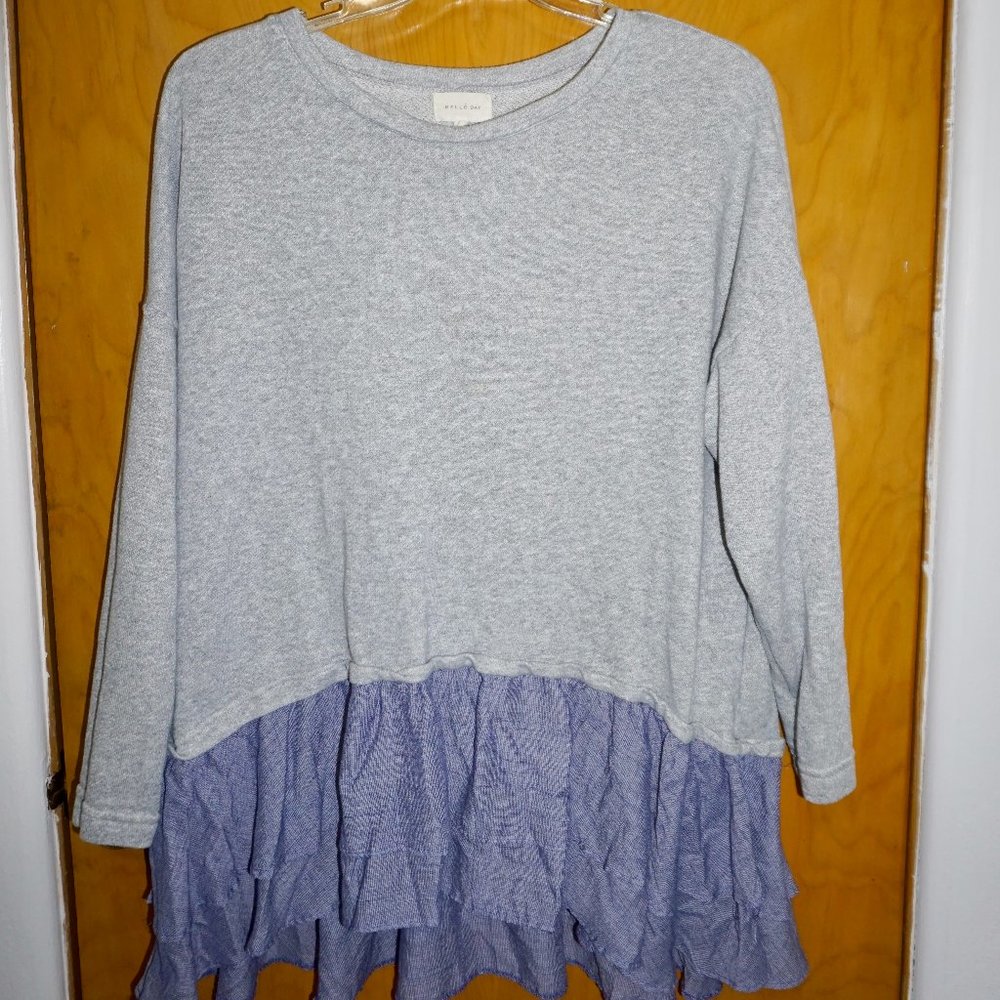 Plus Size 3x Ruffle Sweater
